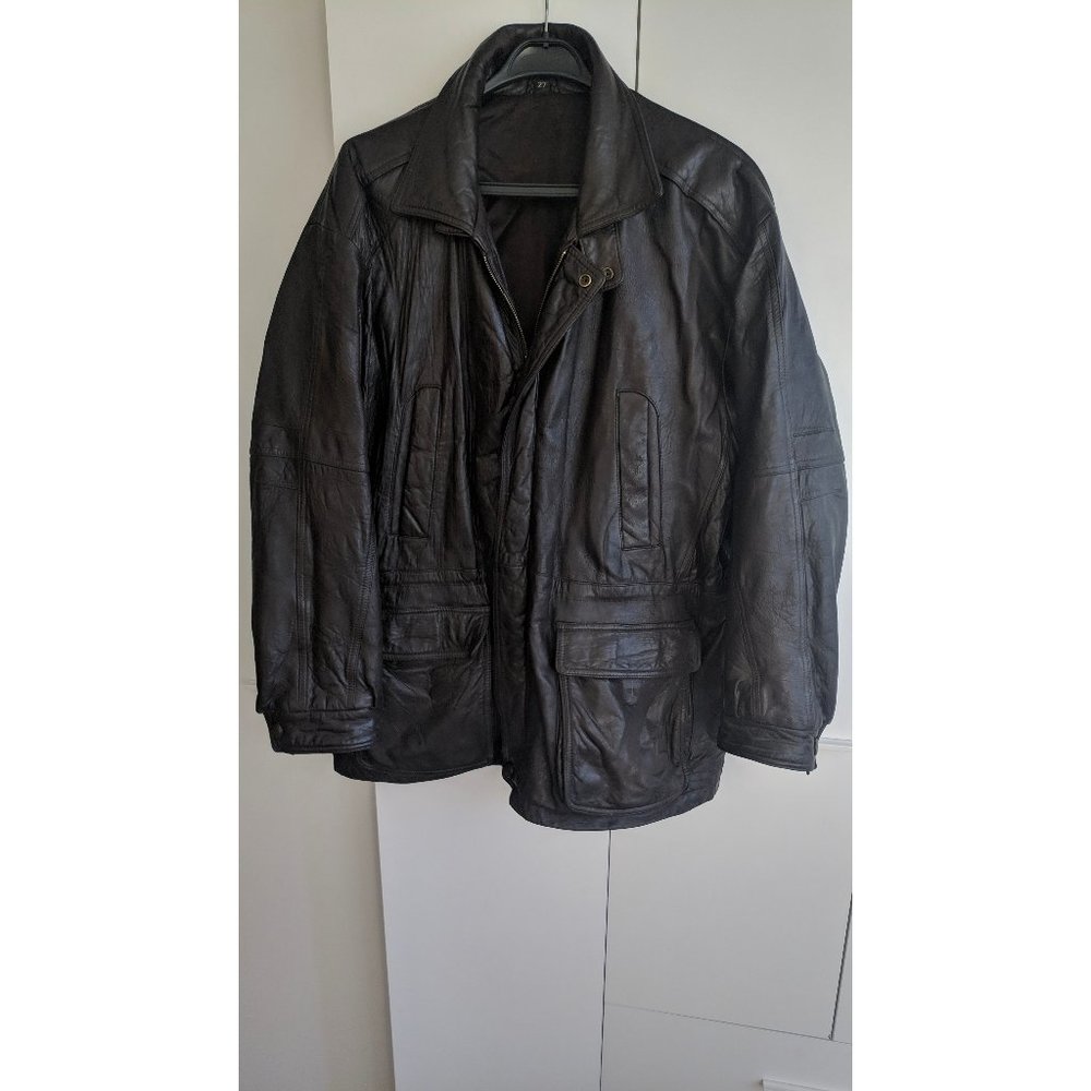 YORN Leather Jacket For Men (XL)